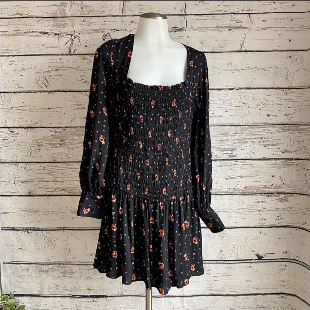 Free People Two Faces Print Mini Dress - Picture 3 of 5